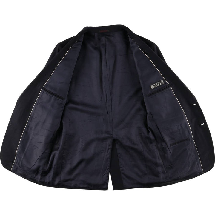 Navy blazer, tailored jacket, men's size M wool navy blue type Vintage Second Hand