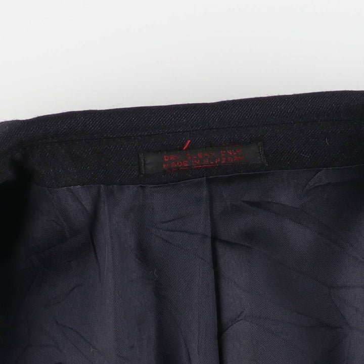 Navy blazer, tailored jacket, men's size M wool navy blue type Vintage Second Hand