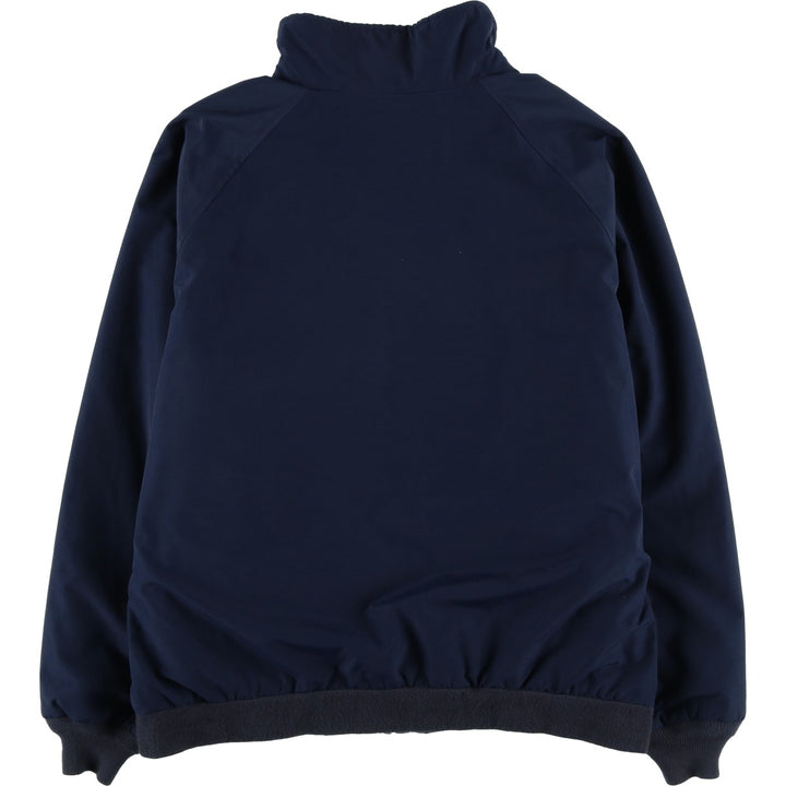 2000'S Lands' End padded puffer jacket, men's size L Nylon navy blue type Vintage Second Hand