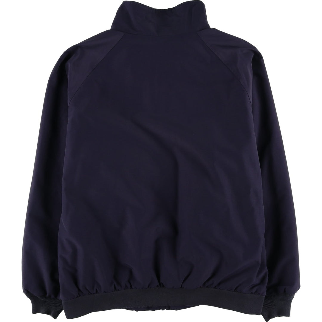 2000'S Lands' End padded puffer jacket, men's size L Nylon navy blue type Vintage Second Hand