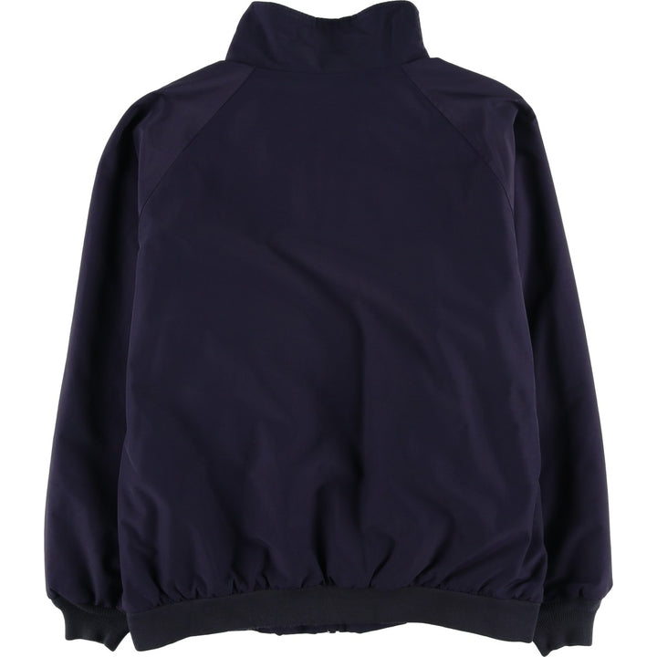 2000'S Lands' End padded puffer jacket, men's size L Nylon navy blue type Vintage Second Hand