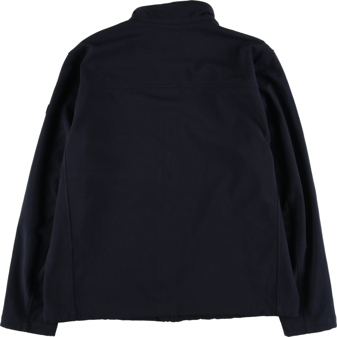 Calvin Klein Softshell Jacket, Men's XL polyester black type Vintage Second Hand
