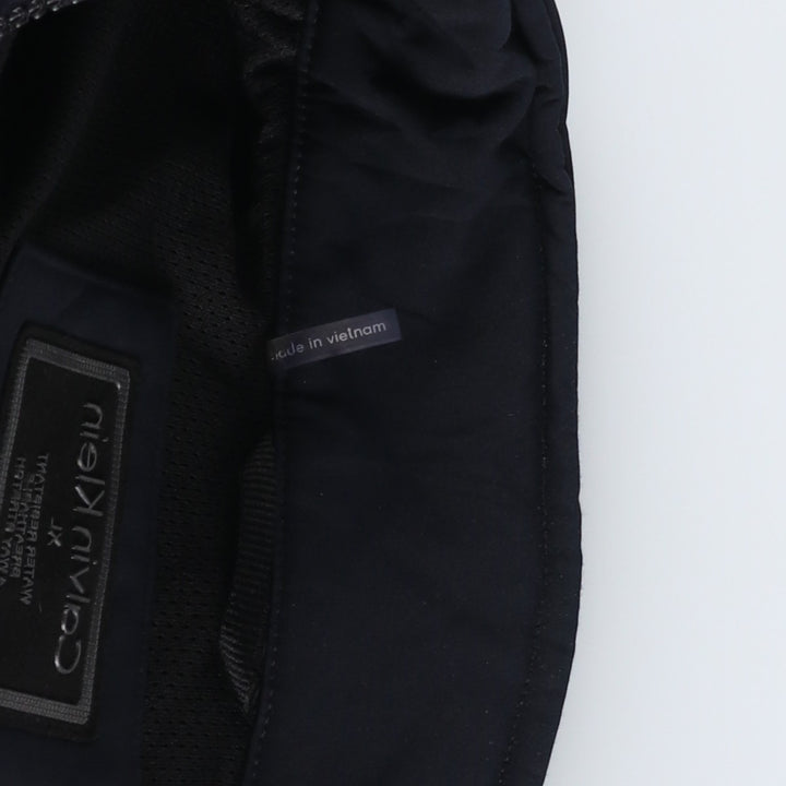 Calvin Klein Softshell Jacket, Men's XL polyester black type Vintage Second Hand