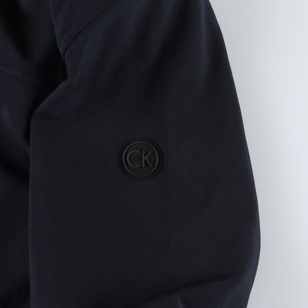 Calvin Klein Softshell Jacket, Men's XL polyester black type Vintage Second Hand