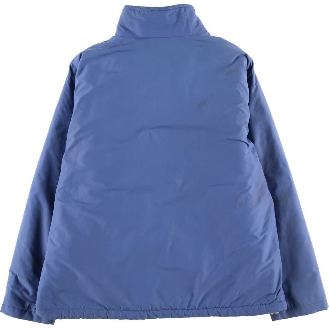 80s-90'S Lands' End Padded Puffer Jacket, Men's Size XL Nylon Blue type light blue Vintage Second Hand