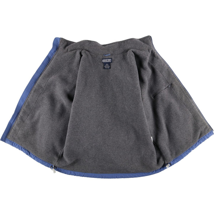 80s-90'S Lands' End Padded Puffer Jacket, Men's Size XL Nylon Blue type light blue Vintage Second Hand