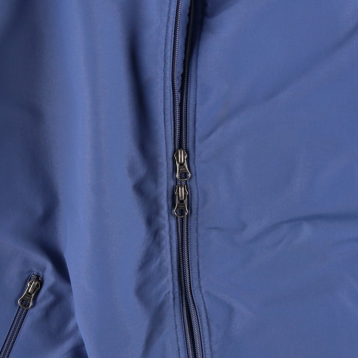 80s-90'S Lands' End Padded Puffer Jacket, Men's Size XL Nylon Blue type light blue Vintage Second Hand