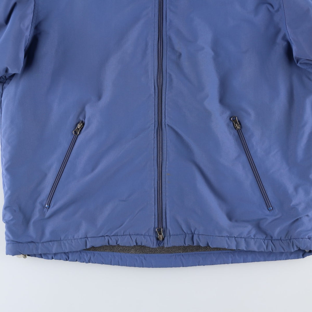 80s-90'S Lands' End Padded Puffer Jacket, Men's Size XL Nylon Blue type light blue Vintage Second Hand