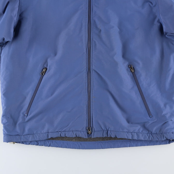 80s-90'S Lands' End Padded Puffer Jacket, Men's Size XL Nylon Blue type light blue Vintage Second Hand