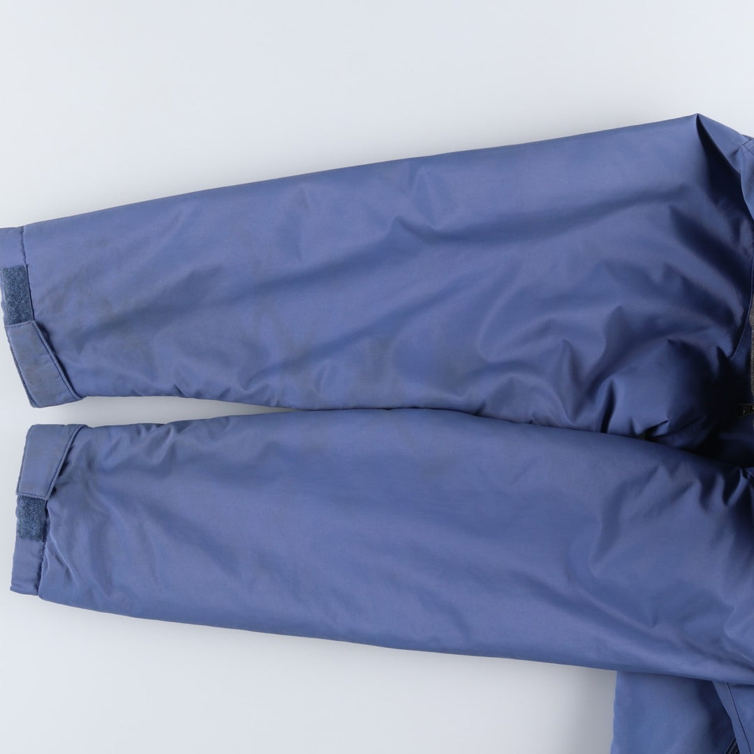 80s-90'S Lands' End Padded Puffer Jacket, Men's Size XL Nylon Blue type light blue Vintage Second Hand