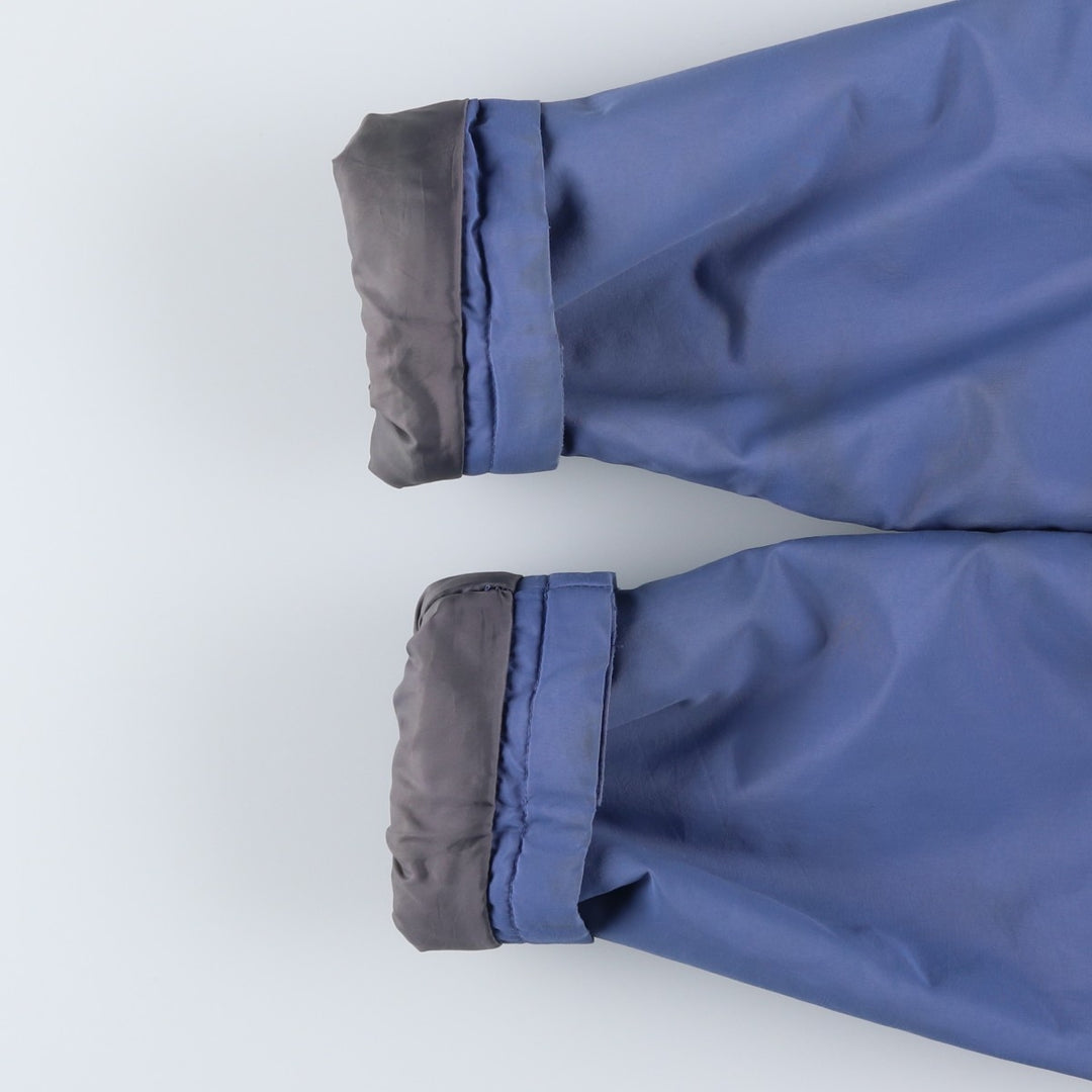 80s-90'S Lands' End Padded Puffer Jacket, Men's Size XL Nylon Blue type light blue Vintage Second Hand