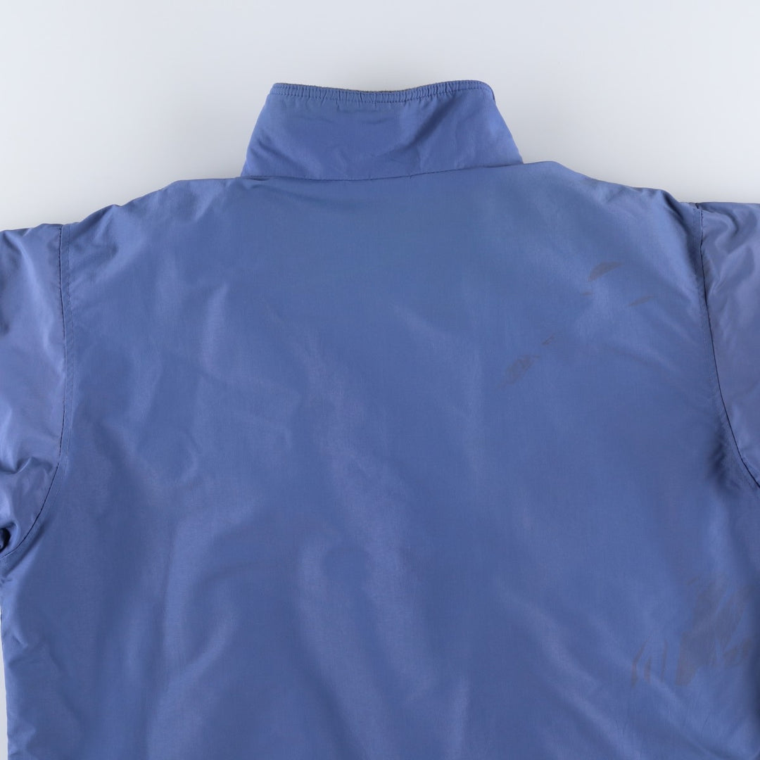 80s-90'S Lands' End Padded Puffer Jacket, Men's Size XL Nylon Blue type light blue Vintage Second Hand