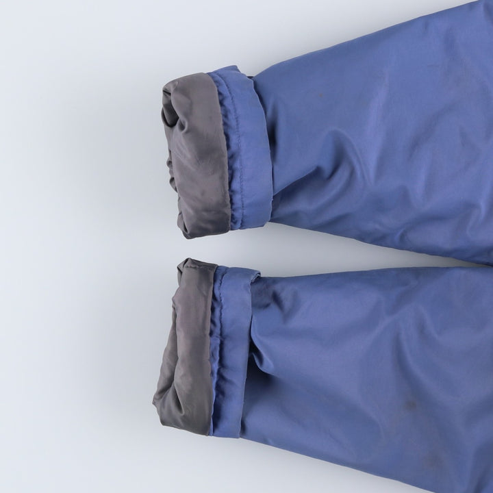 80s-90'S Lands' End Padded Puffer Jacket, Men's Size XL Nylon Blue type light blue Vintage Second Hand