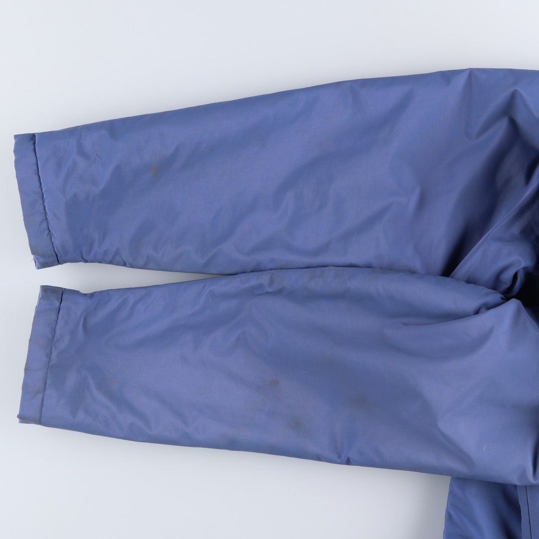 80s-90'S Lands' End Padded Puffer Jacket, Men's Size XL Nylon Blue type light blue Vintage Second Hand