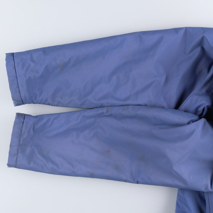 80s-90'S Lands' End Padded Puffer Jacket, Men's Size XL Nylon Blue type light blue Vintage Second Hand