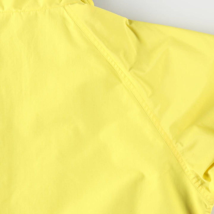 Vintage 80s-90'S Lands' End padded puffer jacket, men's size XL Nylon yellow type Vintage Second Hand