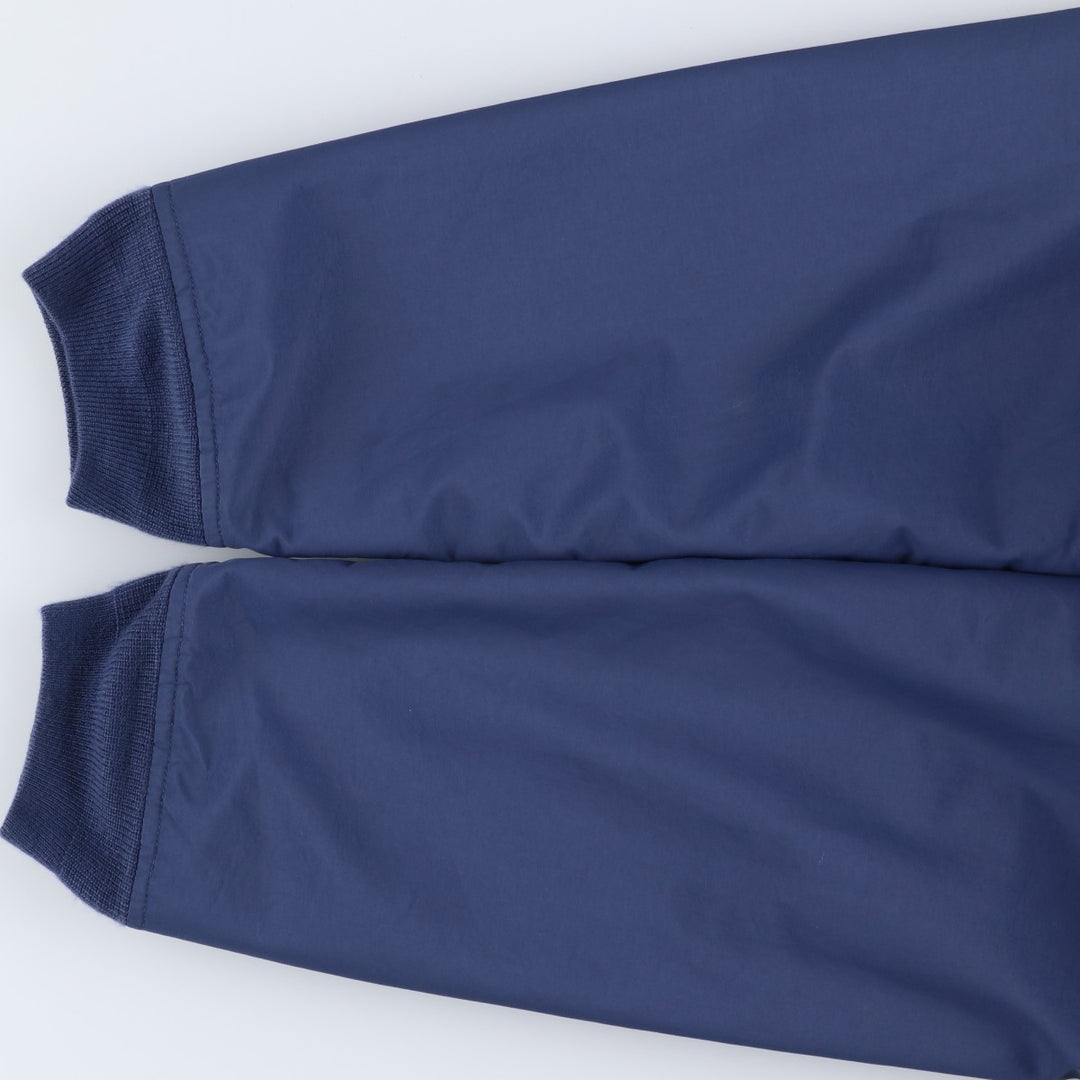 LANDS' END Men's Padded Puffer Jacket (Size M) Nylon navy blue type Vintage Second Hand