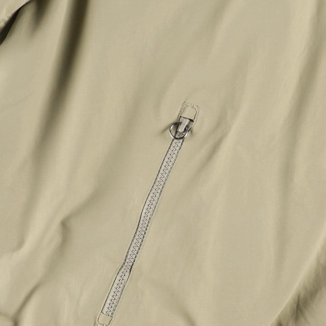 80s-90'S Lands' End Padded Puffer Jacket, Men's Size XL Nylon Beige type Vintage Second Hand