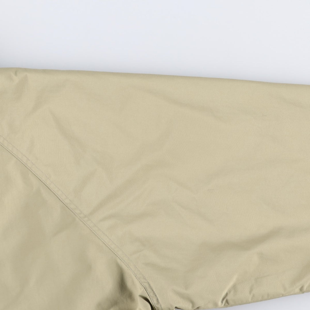 80s-90'S Lands' End Padded Puffer Jacket, Men's Size XL Nylon Beige type Vintage Second Hand