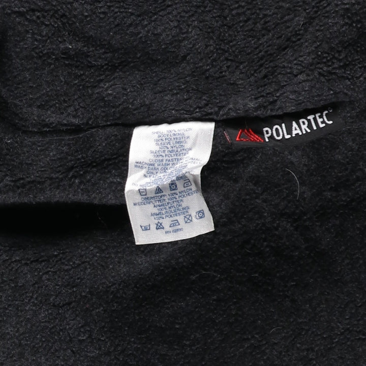 2000'S Lands' End padded puffer jacket, men's size L Nylon black type Vintage Second Hand