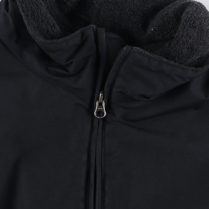 2000'S Lands' End padded puffer jacket, men's size L Nylon black type Vintage Second Hand