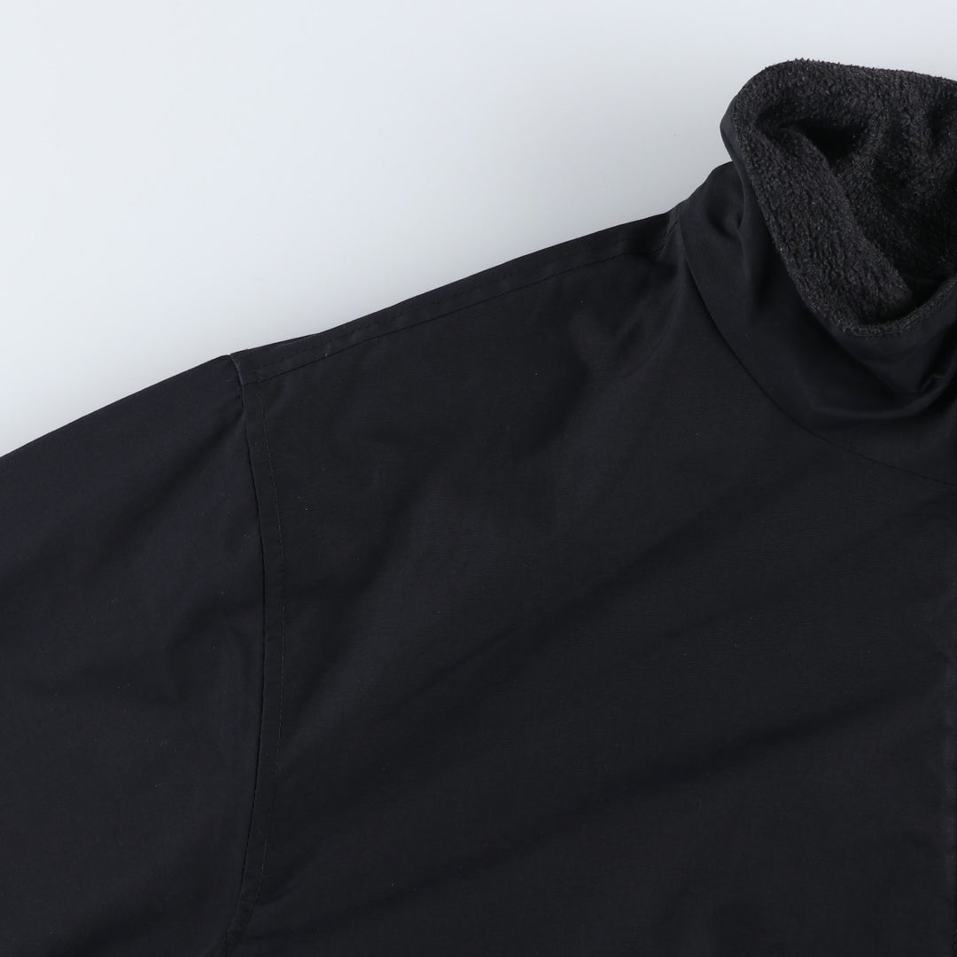 2000'S Lands' End padded puffer jacket, men's size L Nylon black type Vintage Second Hand