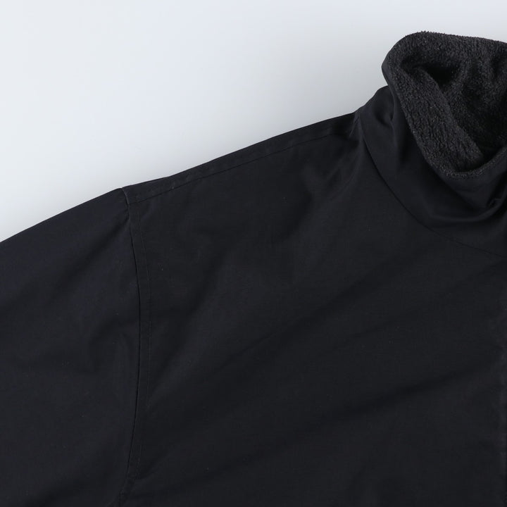 2000'S Lands' End padded puffer jacket, men's size L Nylon black type Vintage Second Hand