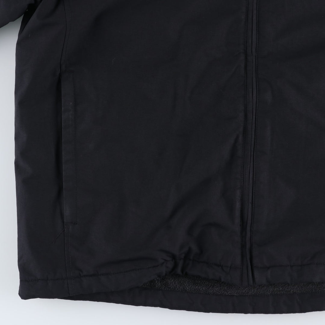 2000'S Lands' End padded puffer jacket, men's size L Nylon black type Vintage Second Hand