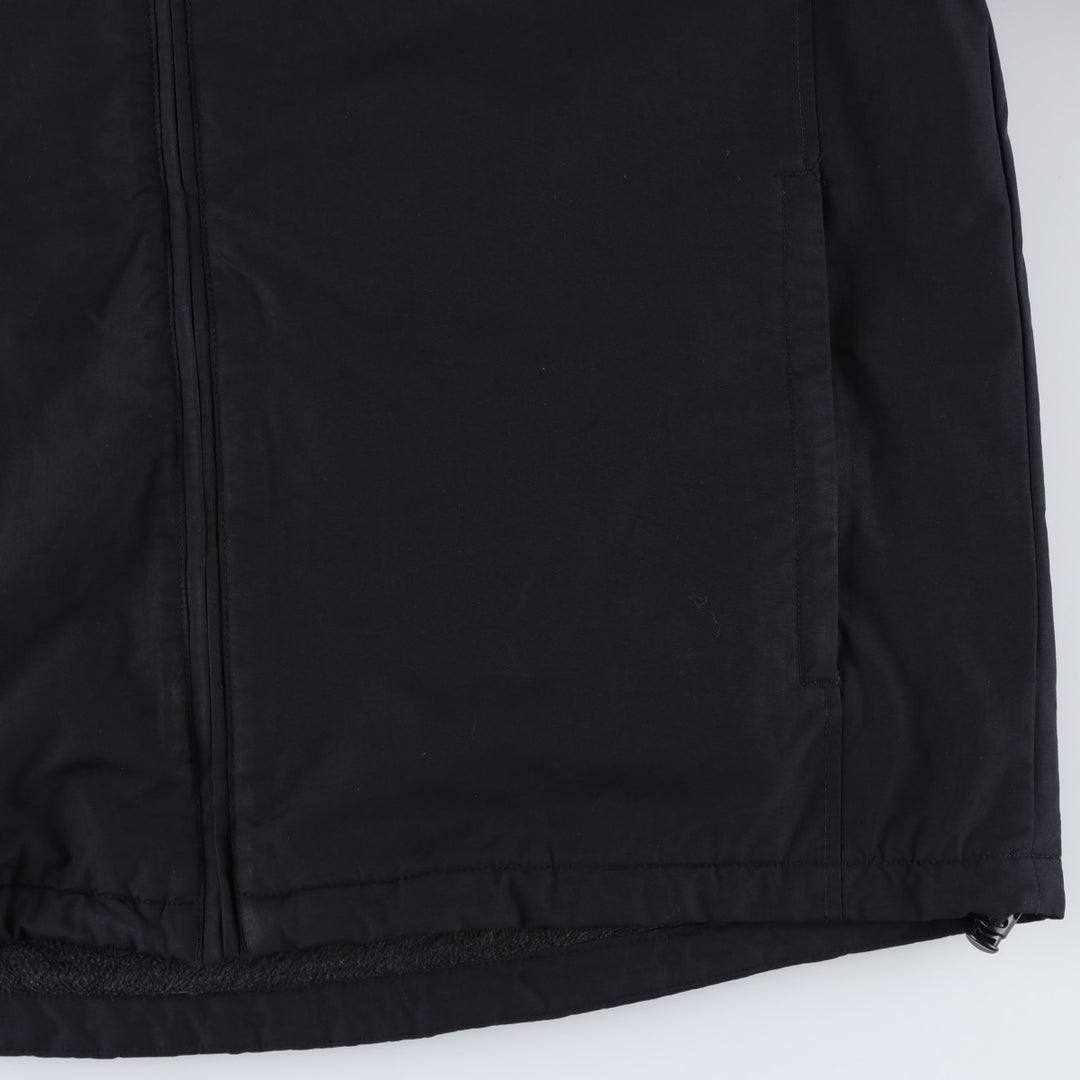 2000'S Lands' End padded puffer jacket, men's size L Nylon black type Vintage Second Hand