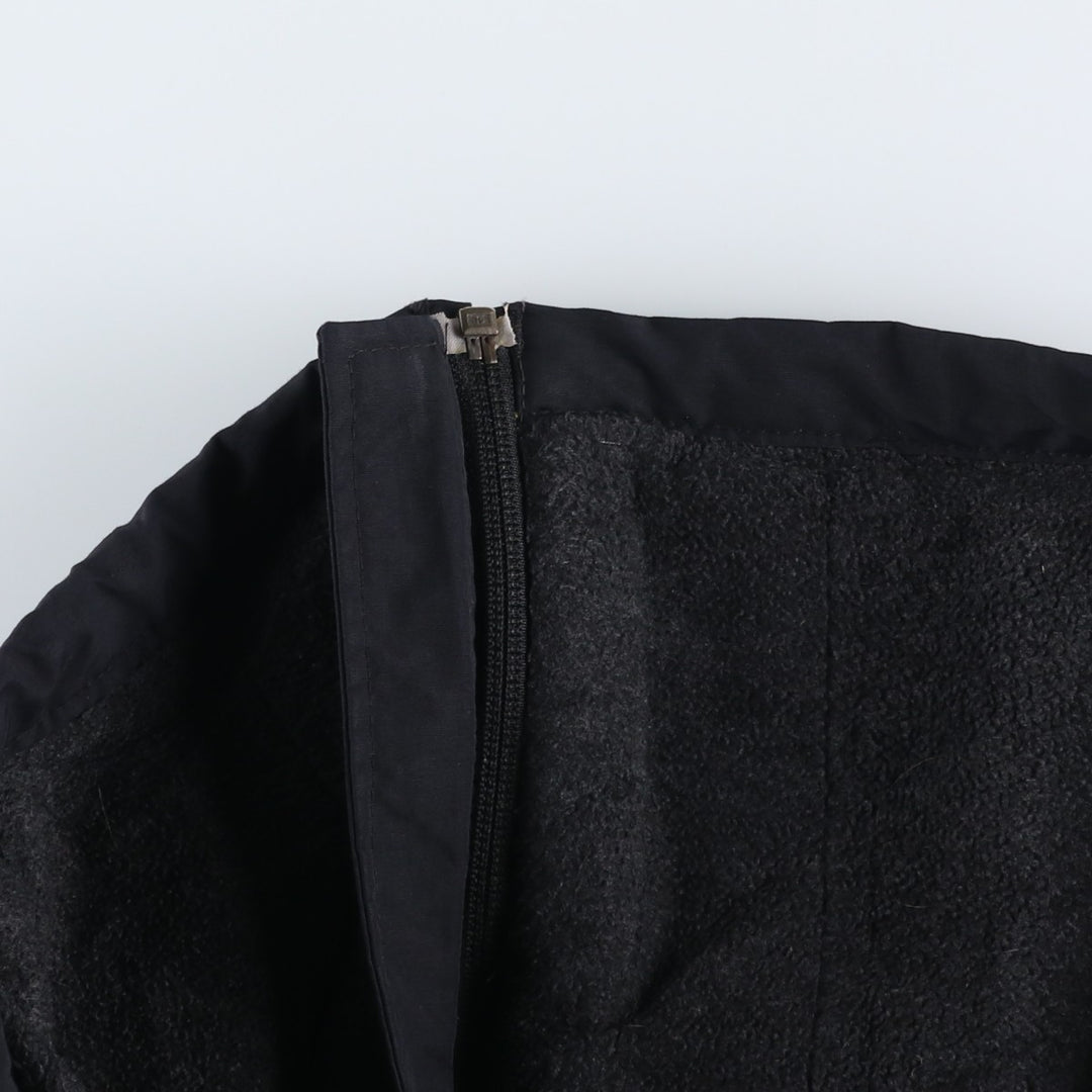 2000'S Lands' End padded puffer jacket, men's size L Nylon black type Vintage Second Hand