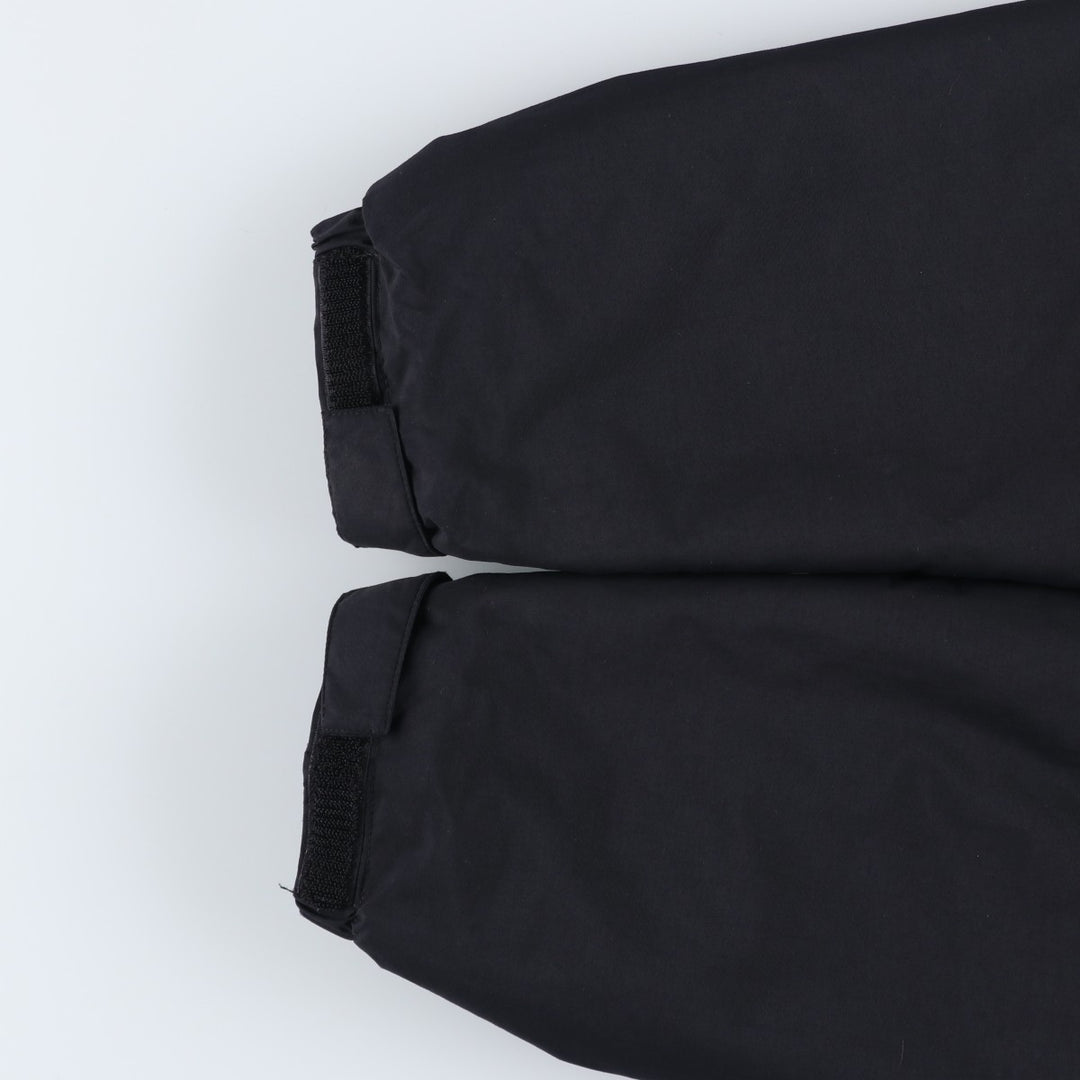 2000'S Lands' End padded puffer jacket, men's size L Nylon black type Vintage Second Hand