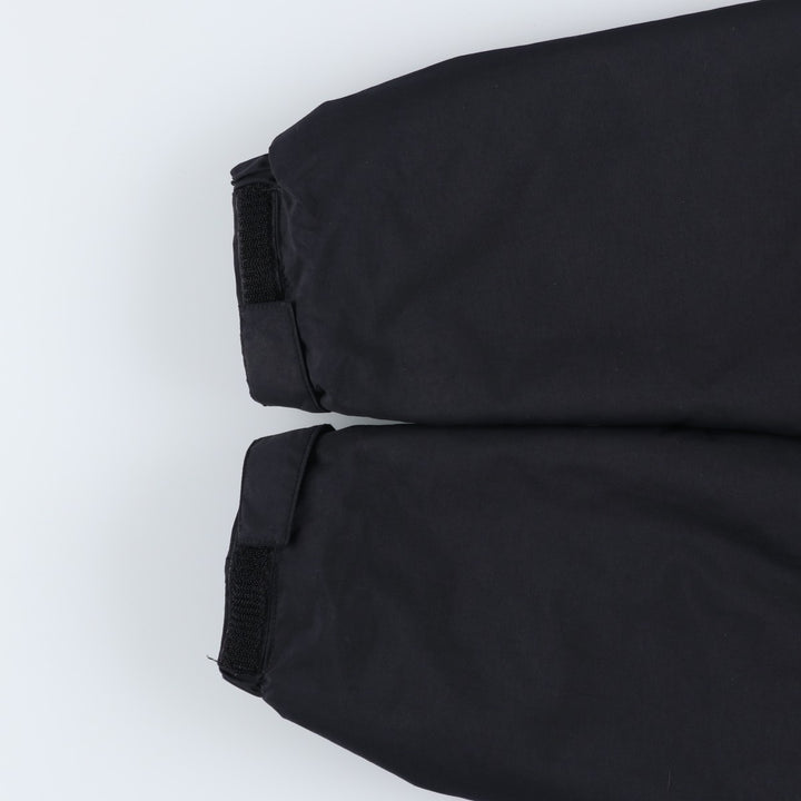 2000'S Lands' End padded puffer jacket, men's size L Nylon black type Vintage Second Hand