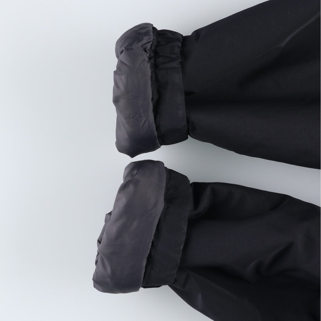 2000'S Lands' End padded puffer jacket, men's size L Nylon black type Vintage Second Hand