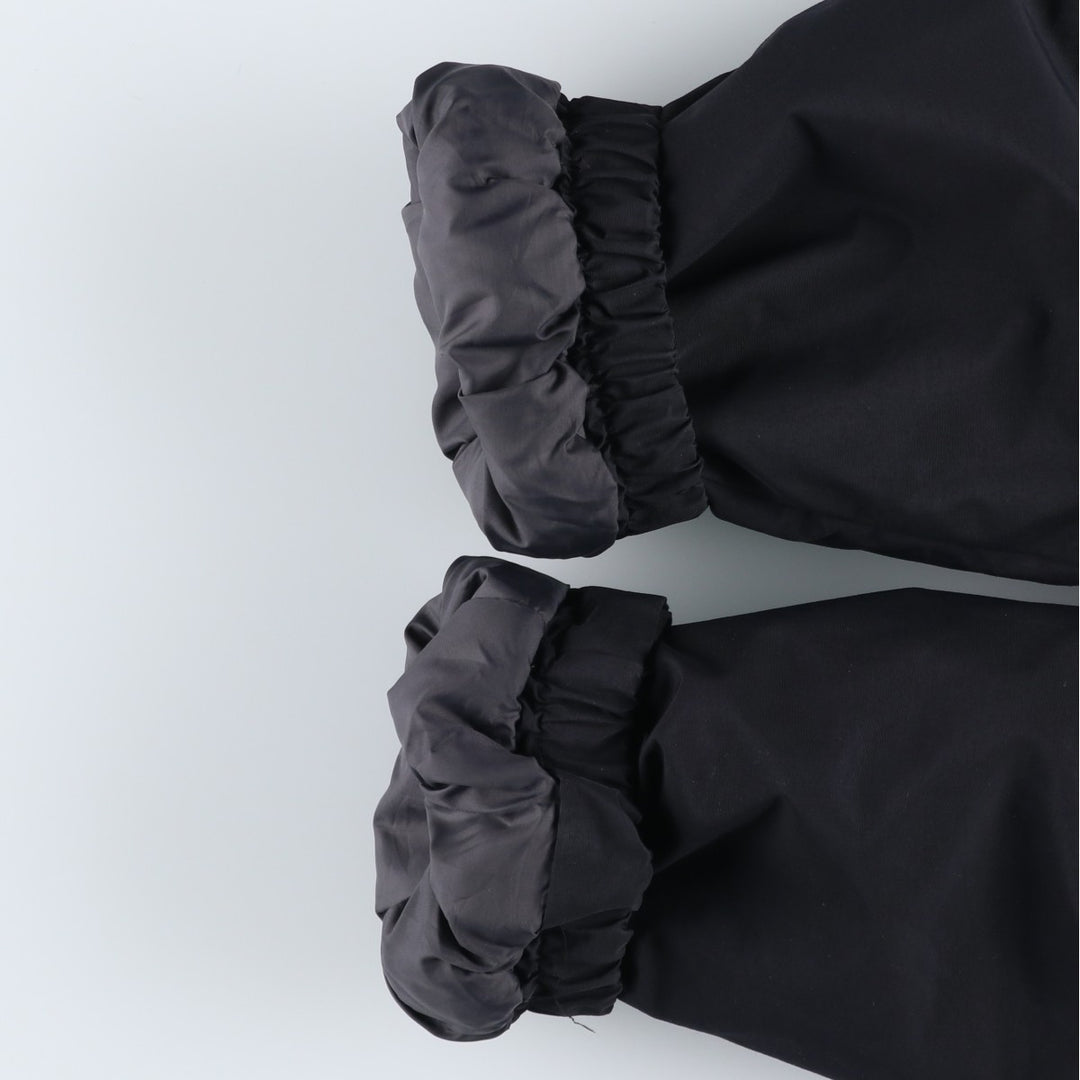 2000'S Lands' End padded puffer jacket, men's size L Nylon black type Vintage Second Hand