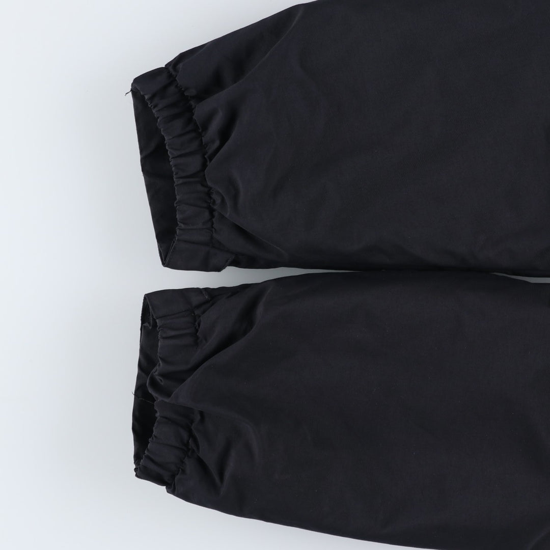 2000'S Lands' End padded puffer jacket, men's size L Nylon black type Vintage Second Hand