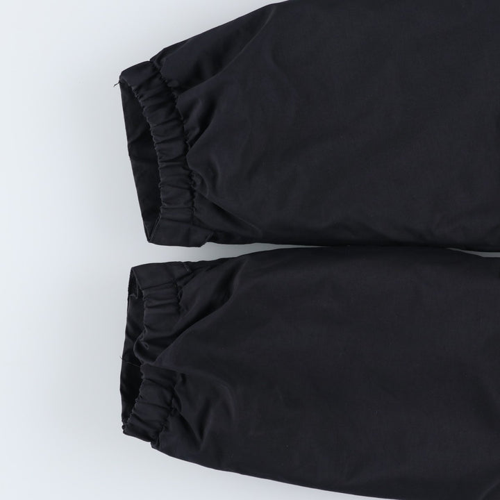 2000'S Lands' End padded puffer jacket, men's size L Nylon black type Vintage Second Hand