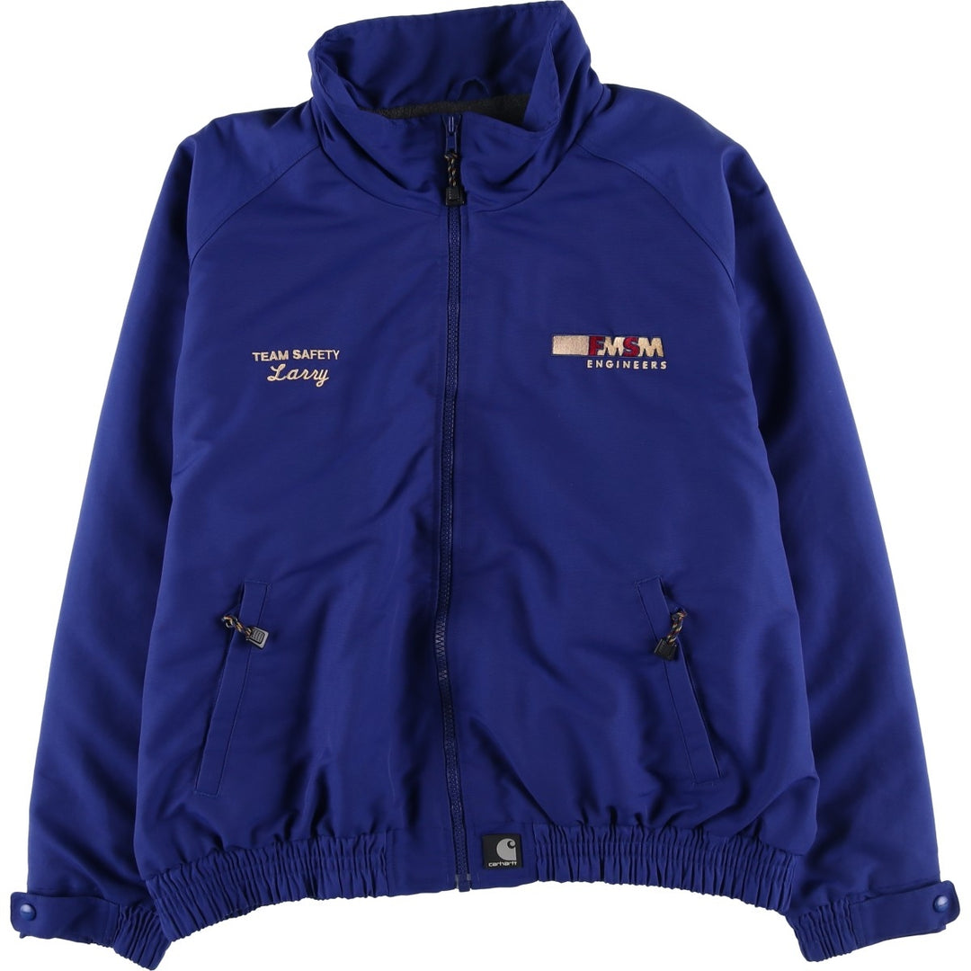 2000'S Carhartt padded puffer jacket, men's XXL Nylon blue type Vintage Second Hand