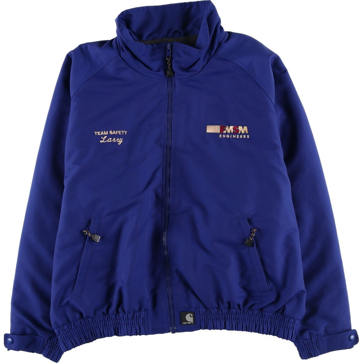 2000'S Carhartt padded puffer jacket, men's XXL Nylon blue type Vintage Second Hand