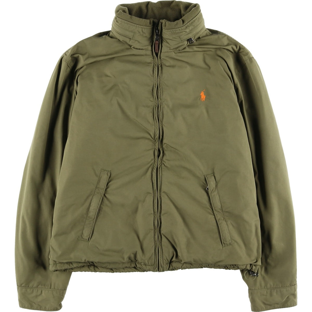 Ralph Lauren POLO RALPH LAUREN padded puffer jacket, men's size L polyester Khaki type Vintage Second Hand