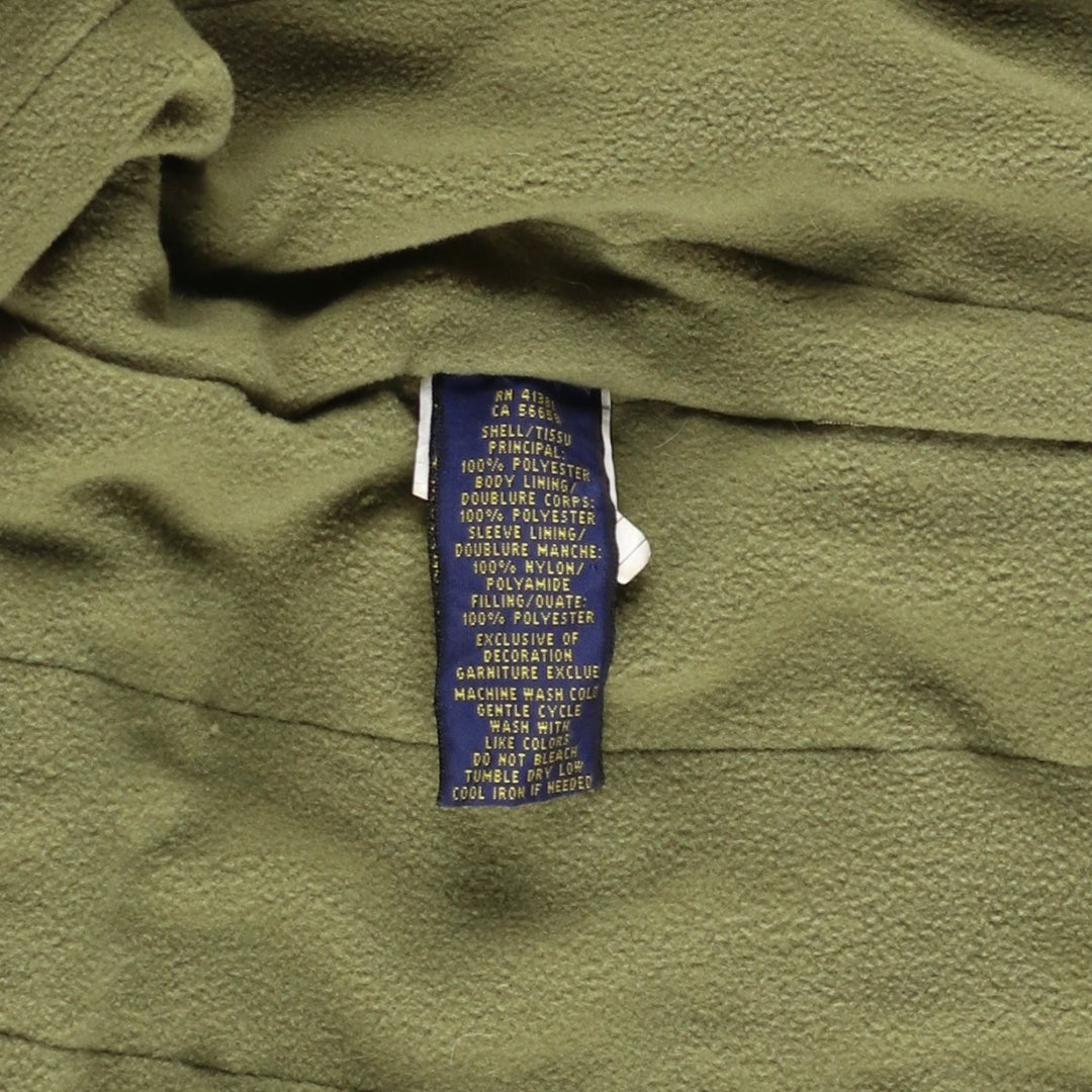 Ralph Lauren POLO RALPH LAUREN padded puffer jacket, men's size L polyester Khaki type Vintage Second Hand