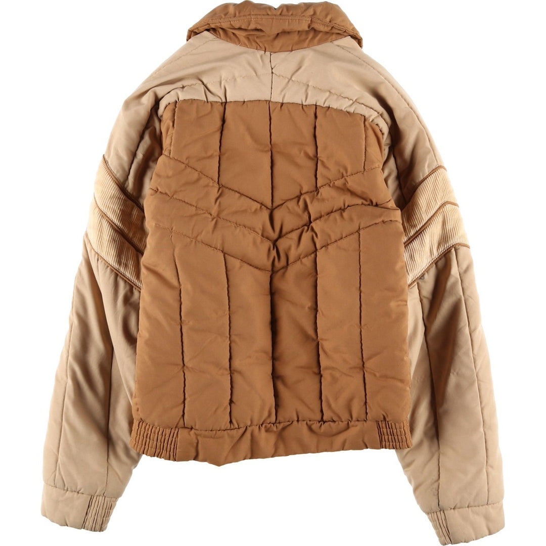1980'S Pacific Trail padded puffer jacket, men's size M polyester brown type Vintage Second Hand