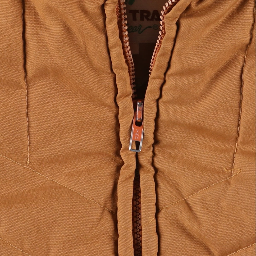 1980'S Pacific Trail padded puffer jacket, men's size M polyester brown type Vintage Second Hand