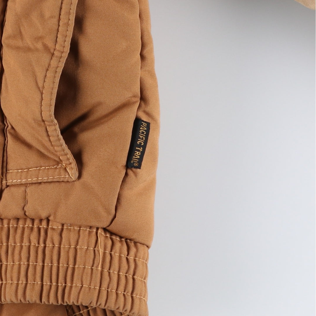 1980'S Pacific Trail padded puffer jacket, men's size M polyester brown type Vintage Second Hand