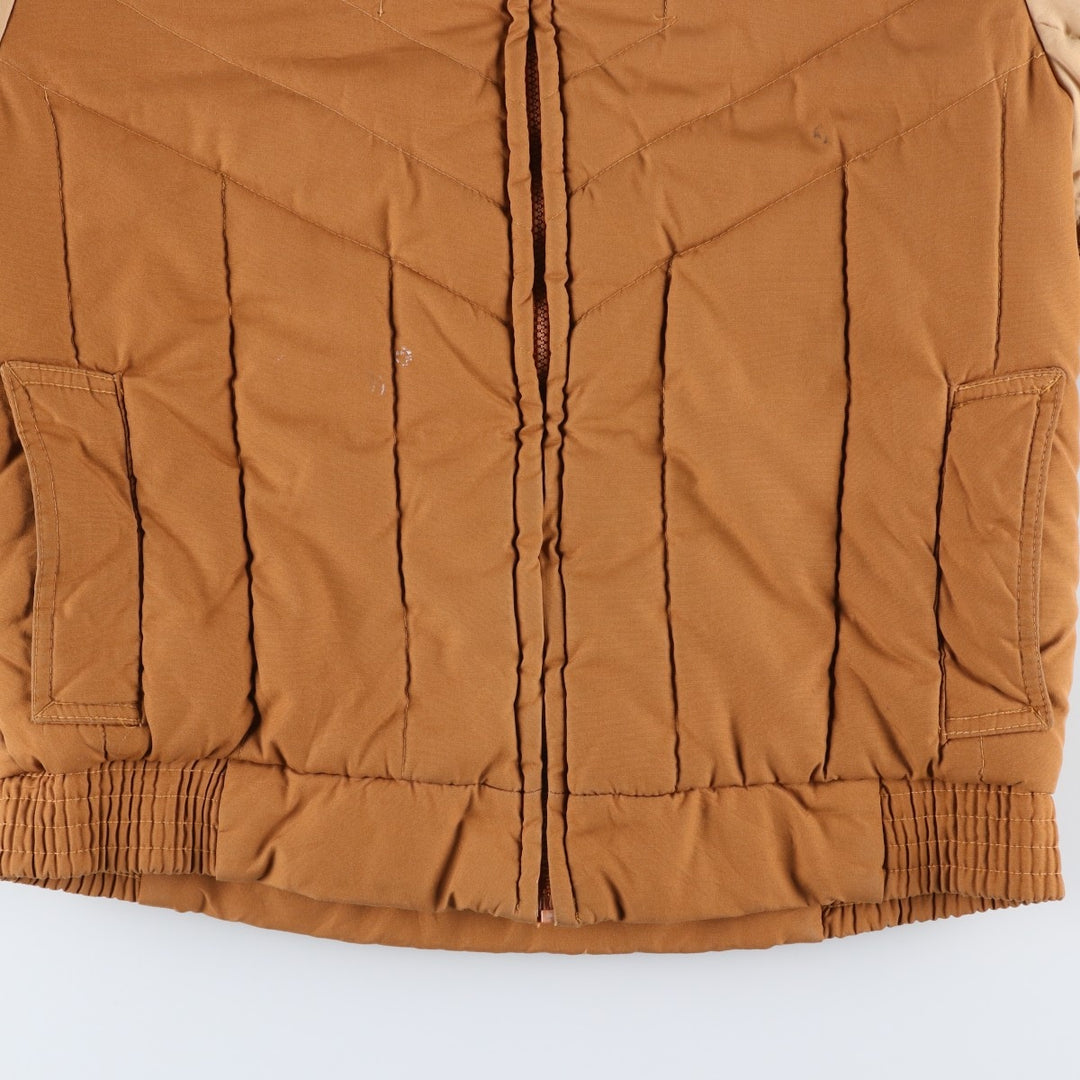 1980'S Pacific Trail padded puffer jacket, men's size M polyester brown type Vintage Second Hand