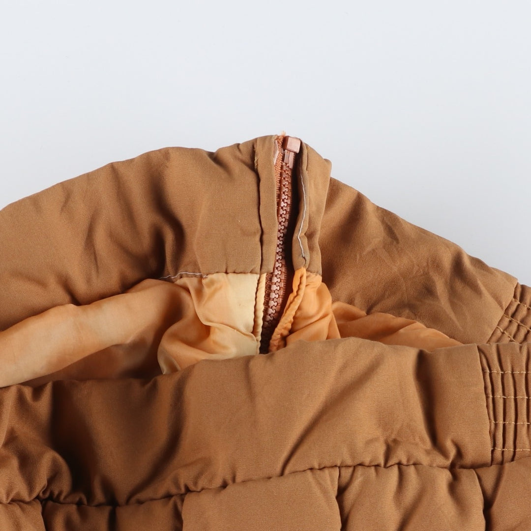 1980'S Pacific Trail padded puffer jacket, men's size M polyester brown type Vintage Second Hand