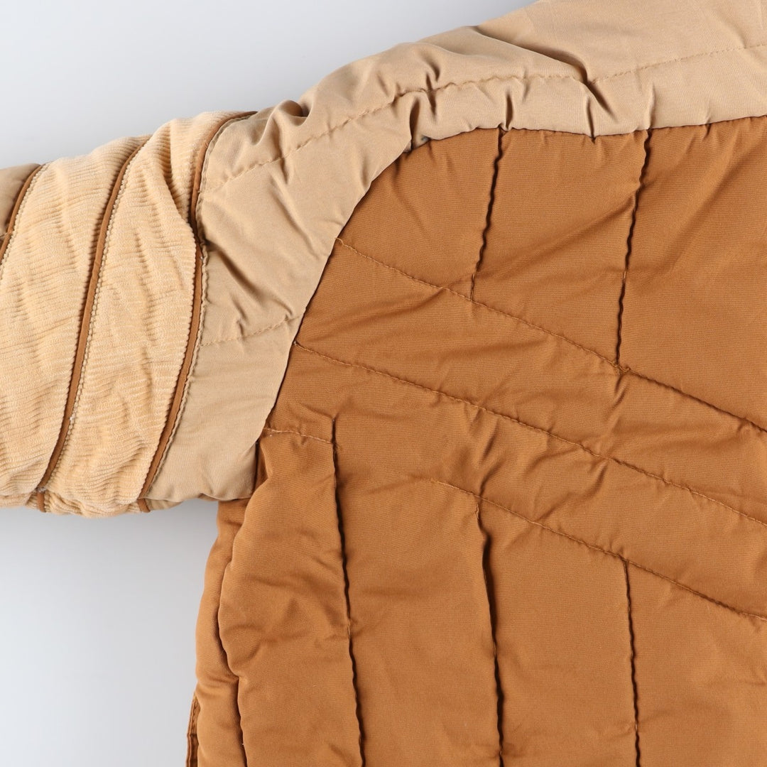 1980'S Pacific Trail padded puffer jacket, men's size M polyester brown type Vintage Second Hand