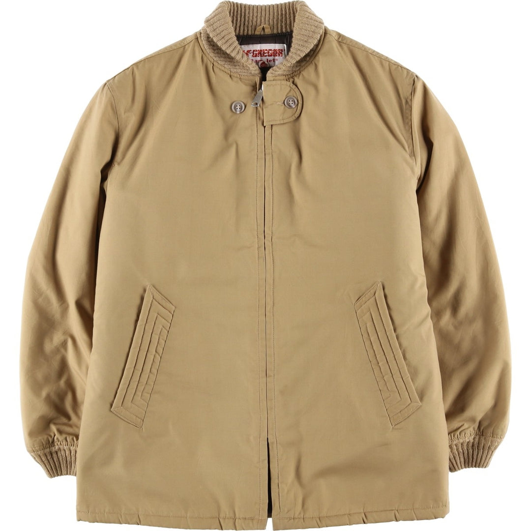 Vintage 60s-70'S McGREGOR RAM JET padded Pharaoh jacket, men's size M unclear Beige type Vintage Second Hand