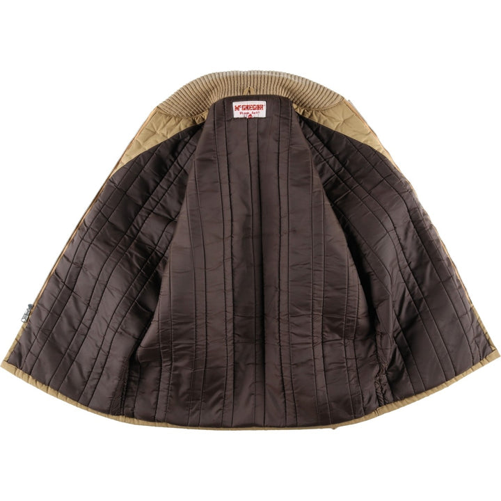Vintage 60s-70'S McGREGOR RAM JET padded Pharaoh jacket, men's size M unclear Beige type Vintage Second Hand