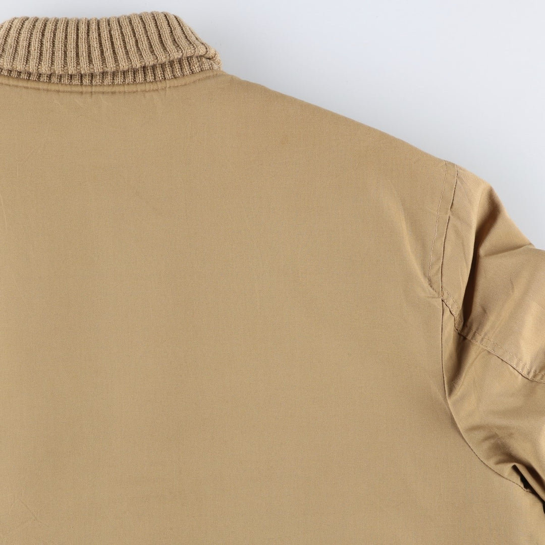 Vintage 60s-70'S McGREGOR RAM JET padded Pharaoh jacket, men's size M unclear Beige type Vintage Second Hand