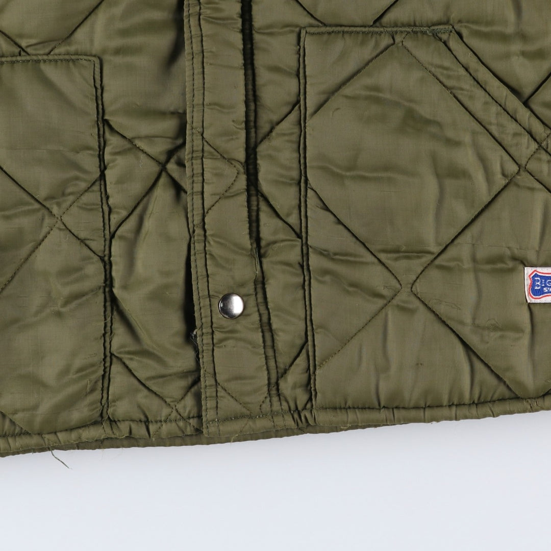 Vintage 1970'S Big Smith quilted puffer jacket, size L, men's unclear Khaki type Vintage Second Hand